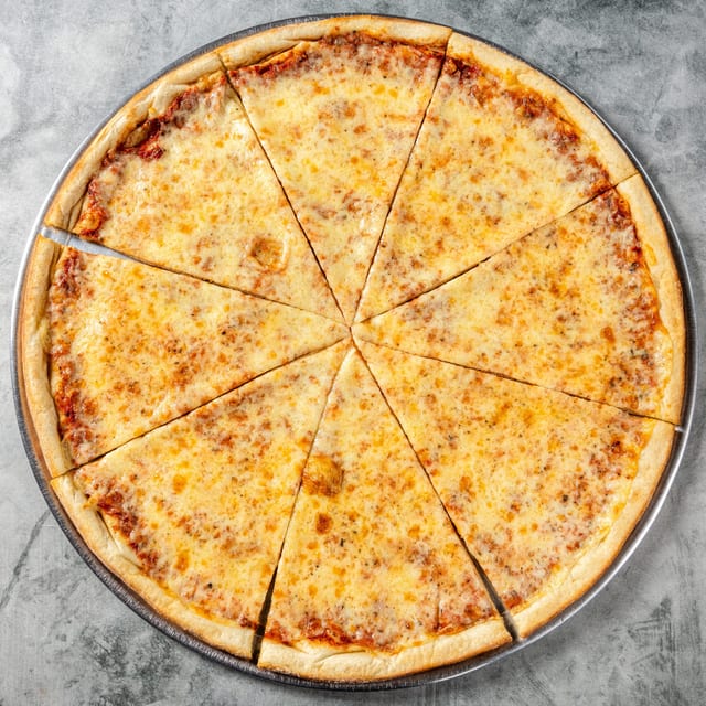 Extra Cheese Pizza.