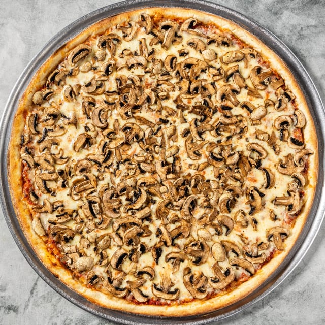 Mushroom Pizza.