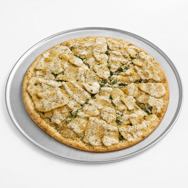 Fresh Garlic Pizza.