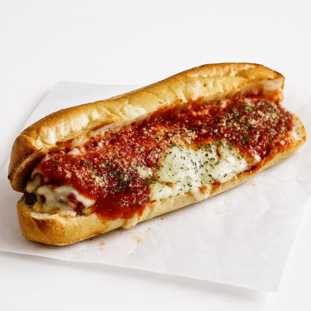 Eggplant Parmigiana Hero.