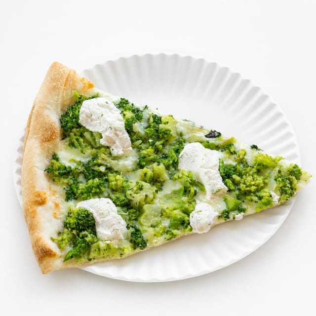 Broccoli White Pizza.